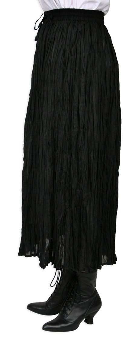 Black Broomstick Skirt 60