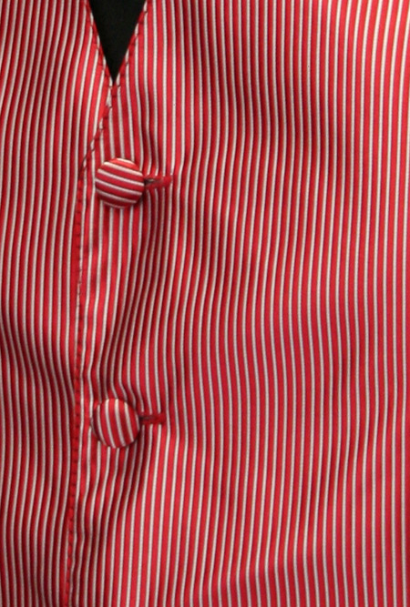 Confectionery Stripe Vest - Red / White