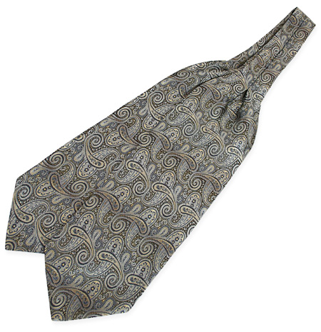 Coventry Ascot - Black / Taupe Paisley